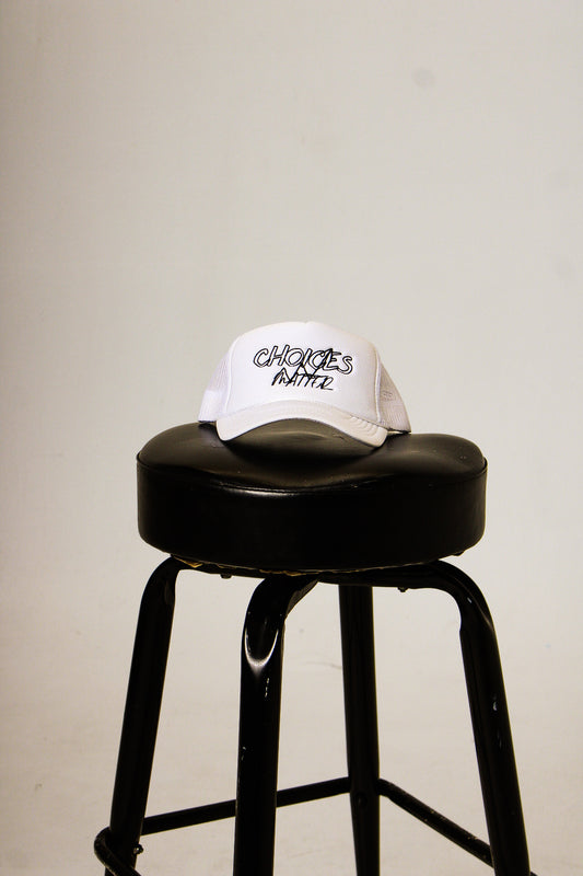 White Choices Matter Cap